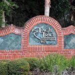 Eagle Trace townhomes entrance sign.